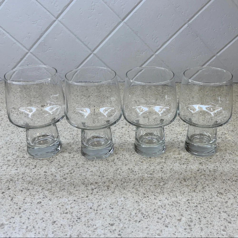 Vintage Libbey Clear Glass Drinkware Set - Picture 1 of 4